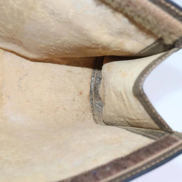 GUCCI GG Supreme Web Sherry Line Clutch Bag PVC Beige Red 84 01 001 Auth th5211 - Picture 6 of 16